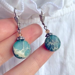 Genuine Green Apetite Earrings Vintage